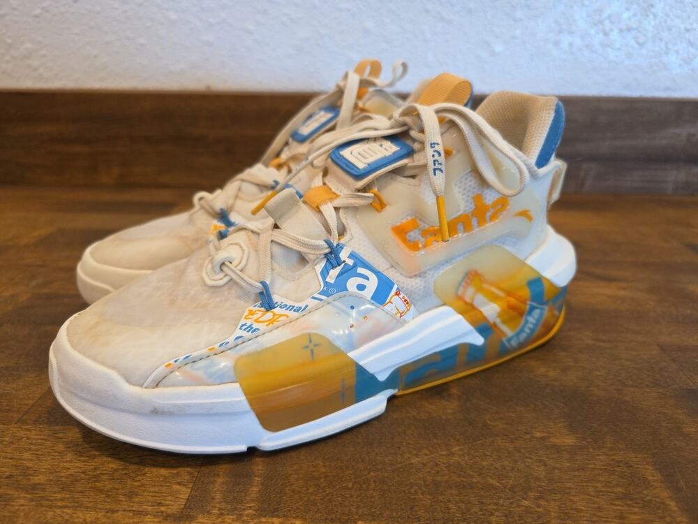 ANTA Badao Bastard Casual Sneaker Shoes Mens Size 7 Fanta Soda VTG Lace Up Rare